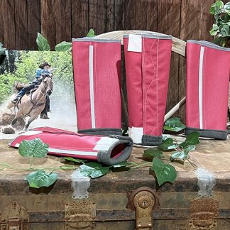 Pink 4U Fly boots Medium